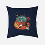 Koi Tea Zen Break-None-Removable Cover-Throw Pillow-tobefonseca