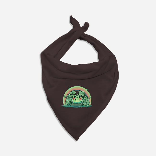 Lucky Little Frog-Cat-Bandana-Pet Collar-TechraNova