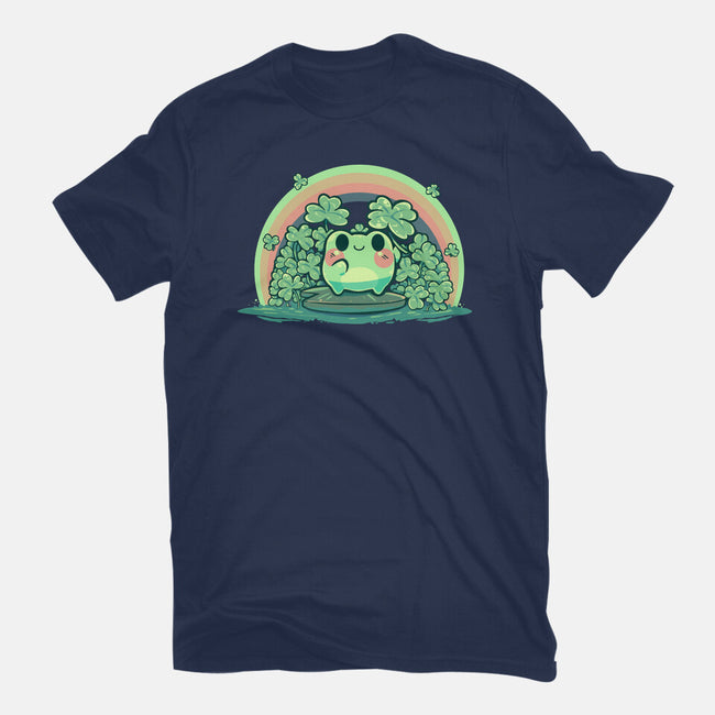 Lucky Little Frog-Mens-Heavyweight-Tee-TechraNova