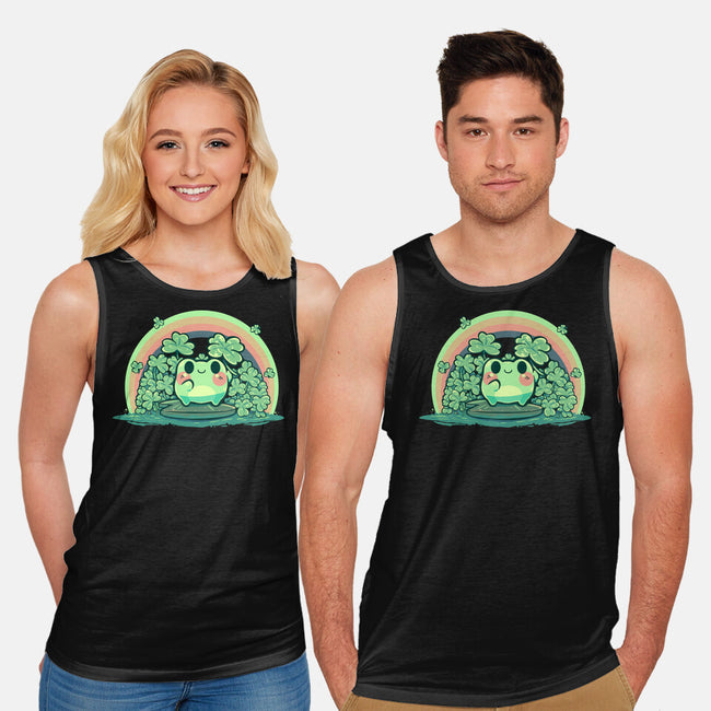 Lucky Little Frog-Unisex-Basic-Tank-TechraNova