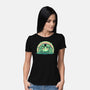 Lucky Little Frog-Womens-Basic-Tee-TechraNova