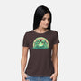 Lucky Little Frog-Womens-Basic-Tee-TechraNova