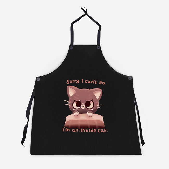 Inside Cat-Unisex-Kitchen-Apron-TechraNova