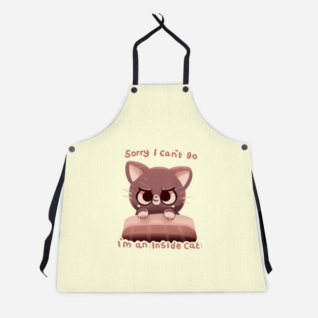 Inside Cat-Unisex-Kitchen-Apron-TechraNova