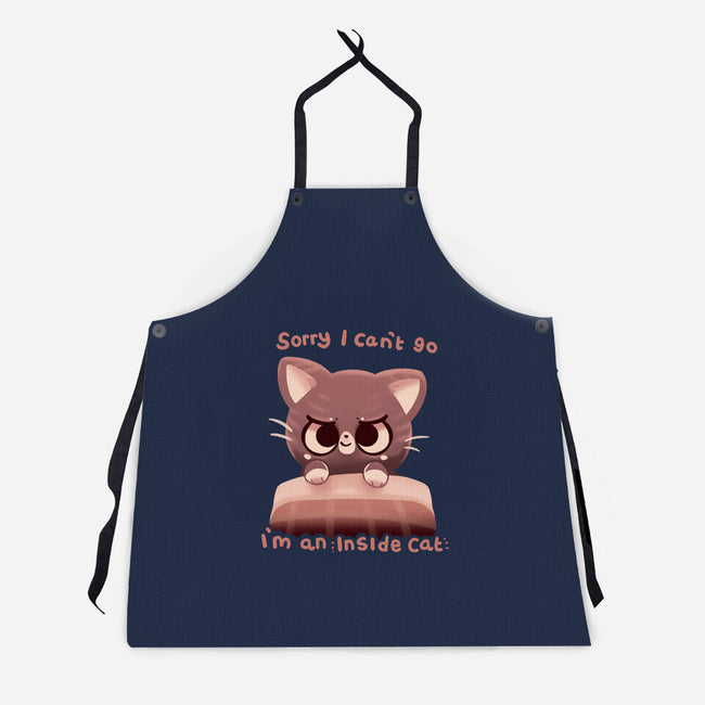 Inside Cat-Unisex-Kitchen-Apron-TechraNova