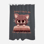 Inside Cat-None-Polyester-Shower Curtain-TechraNova