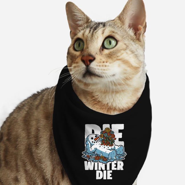 Snowman Spring-Cat-Bandana-Pet Collar-Studio Mootant