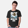 Snowman Spring-Mens-Basic-Tee-Studio Mootant