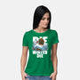 Snowman Spring-Womens-Basic-Tee-Studio Mootant