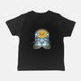 Snowman Irony Spring-Baby-Basic-Tee-Studio Mootant