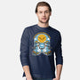 Snowman Irony Spring-Mens-Long Sleeved-Tee-Studio Mootant