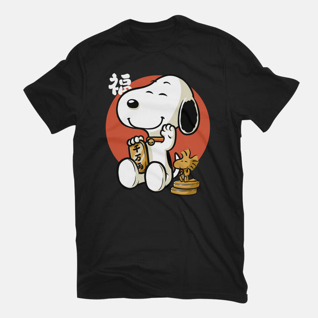 Luck Money Beagle-Womens-Basic-Tee-Studio Mootant