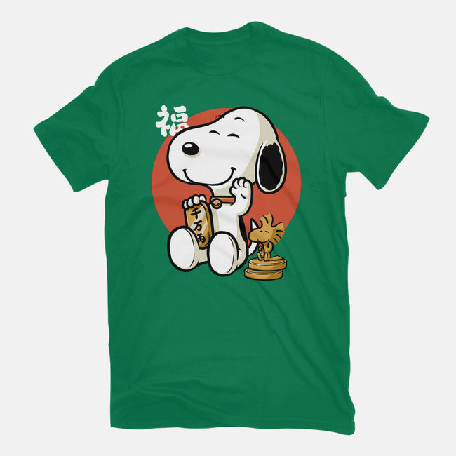 Luck Money Beagle-Unisex-Basic-Tee-Studio Mootant