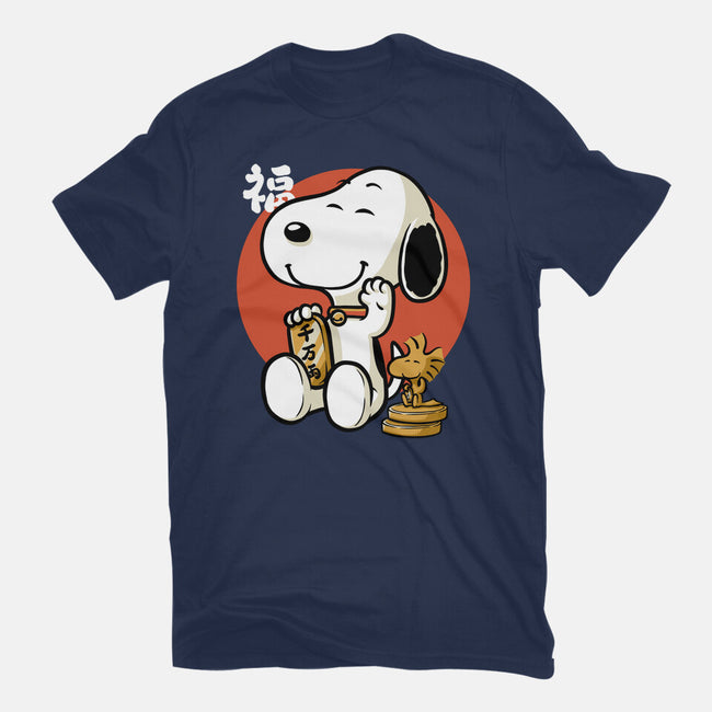 Luck Money Beagle-Womens-Fitted-Tee-Studio Mootant