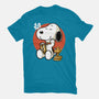 Luck Money Beagle-Womens-Basic-Tee-Studio Mootant