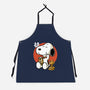 Luck Money Beagle-Unisex-Kitchen-Apron-Studio Mootant