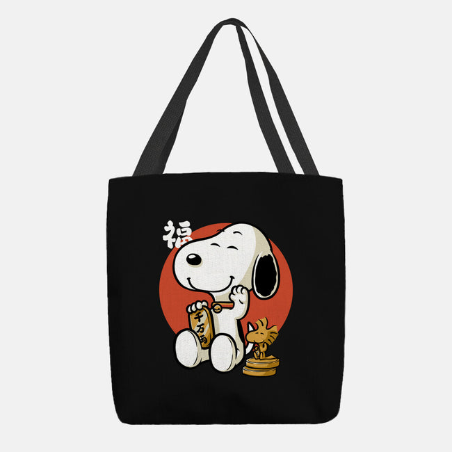 Luck Money Beagle-None-Basic Tote-Bag-Studio Mootant