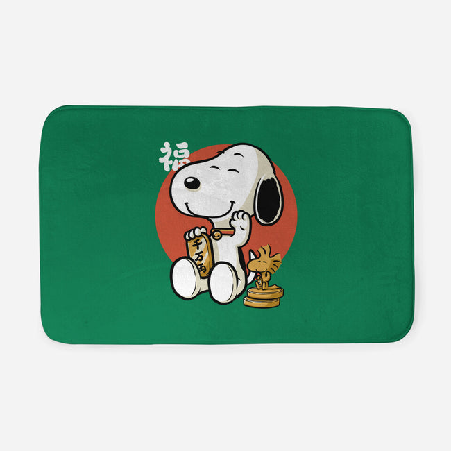 Luck Money Beagle-None-Memory Foam-Bath Mat-Studio Mootant