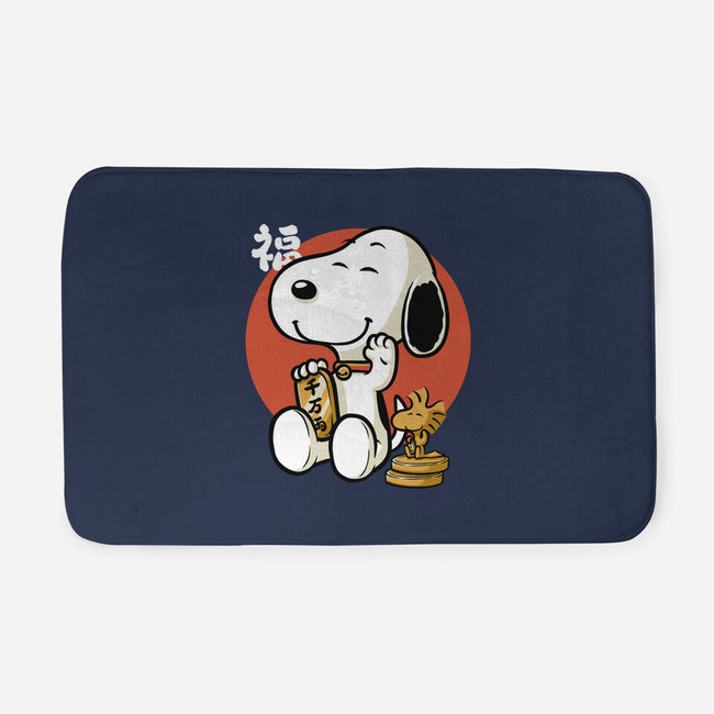 Luck Money Beagle-None-Memory Foam-Bath Mat-Studio Mootant