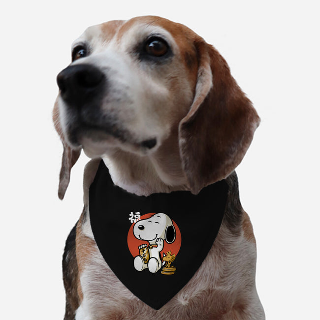 Luck Money Beagle-Dog-Adjustable-Pet Collar-Studio Mootant