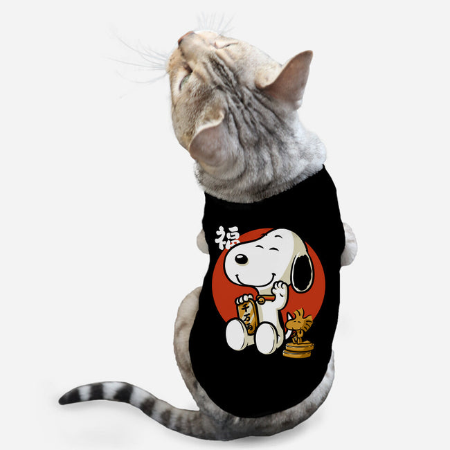 Luck Money Beagle-Cat-Basic-Pet Tank-Studio Mootant