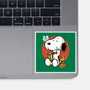 Luck Money Beagle-None-Glossy-Sticker-Studio Mootant