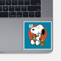 Luck Money Beagle-None-Glossy-Sticker-Studio Mootant