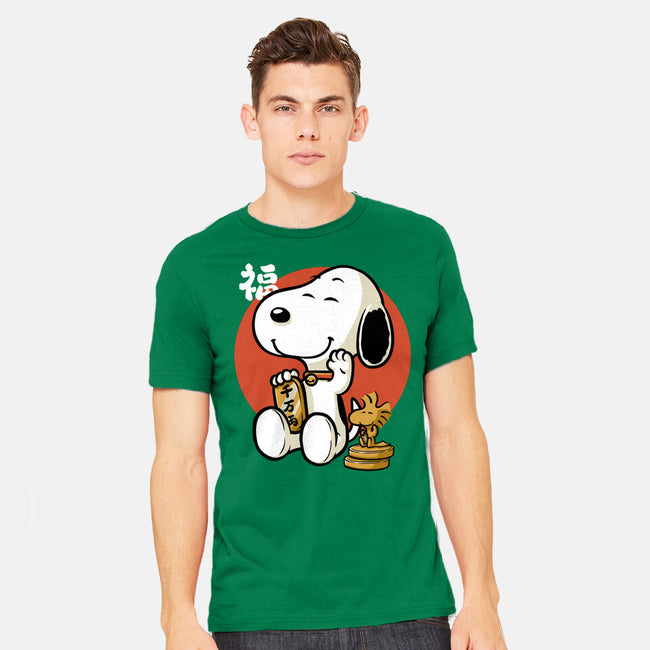 Luck Money Beagle-Mens-Heavyweight-Tee-Studio Mootant