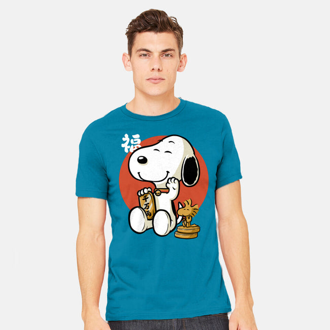 Luck Money Beagle-Mens-Heavyweight-Tee-Studio Mootant