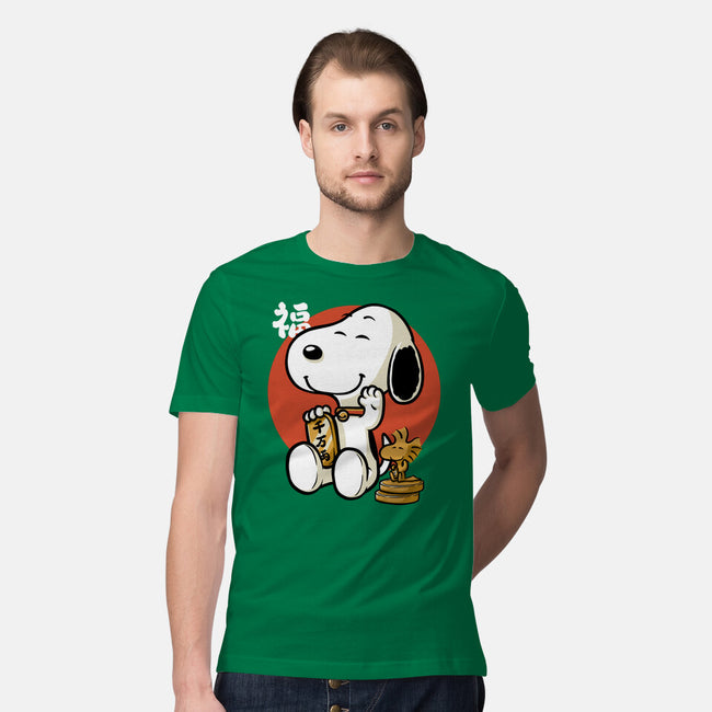 Luck Money Beagle-Mens-Premium-Tee-Studio Mootant