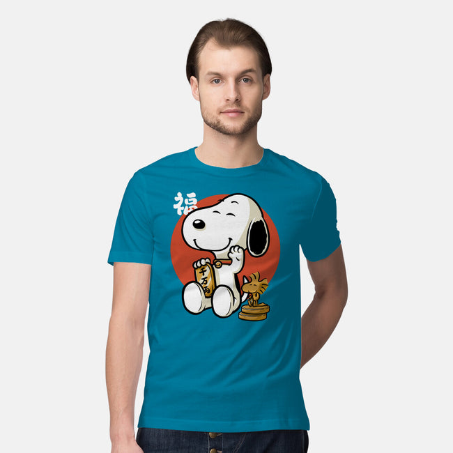 Luck Money Beagle-Mens-Premium-Tee-Studio Mootant