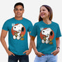 Luck Money Beagle-Unisex-Basic-Tee-Studio Mootant