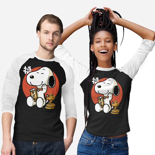 Luck Money Beagle-Unisex-Baseball-Tee-Studio Mootant