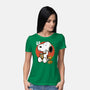 Luck Money Beagle-Womens-Basic-Tee-Studio Mootant