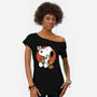 Luck Money Beagle-Womens-Off Shoulder-Tee-Studio Mootant