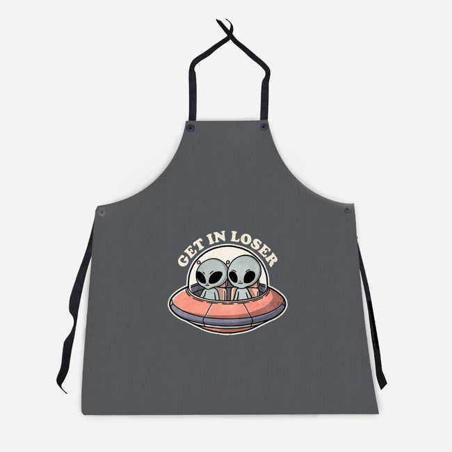 Get In Loser Aliens-Unisex-Kitchen-Apron-fanfreak1