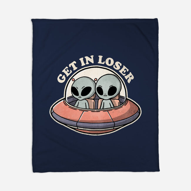 Get In Loser Aliens-None-Fleece-Blanket-fanfreak1