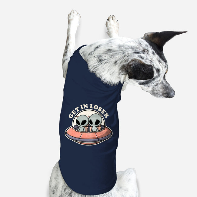 Get In Loser Aliens-Dog-Basic-Pet Tank-fanfreak1