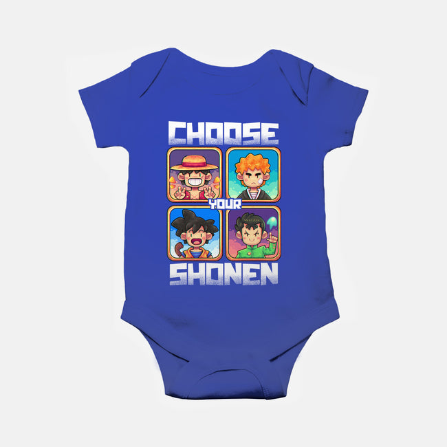 Choose Your Shonen-Baby-Basic-Onesie-2DFeer