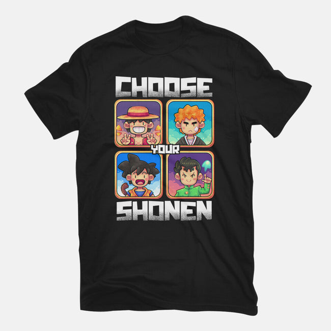 Choose Your Shonen-Womens-Fitted-Tee-2DFeer