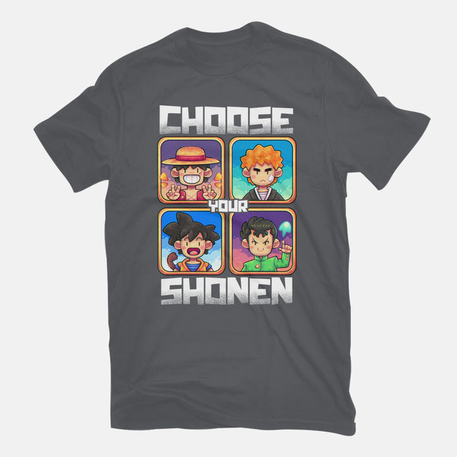 Choose Your Shonen-Unisex-Basic-Tee-2DFeer