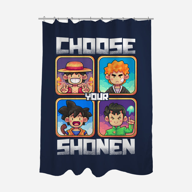 Choose Your Shonen-None-Polyester-Shower Curtain-2DFeer