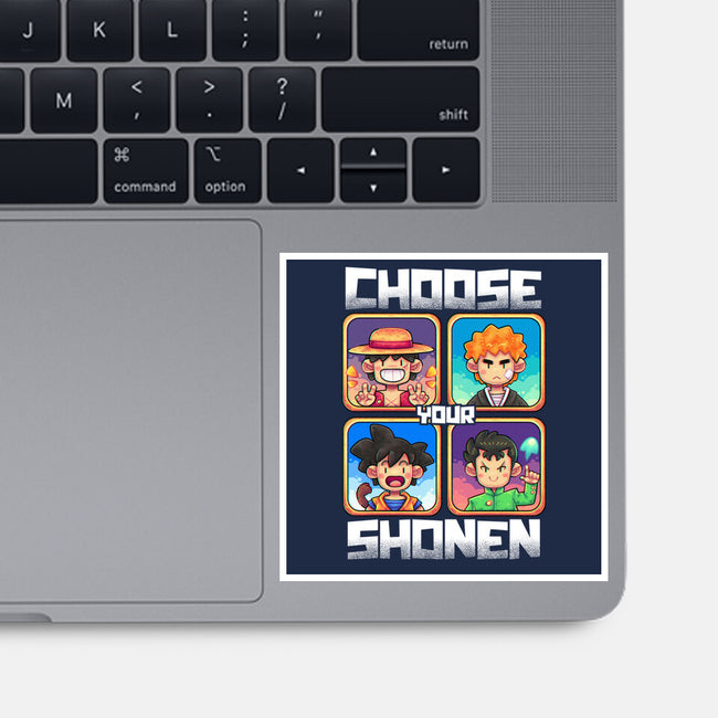 Choose Your Shonen-None-Glossy-Sticker-2DFeer