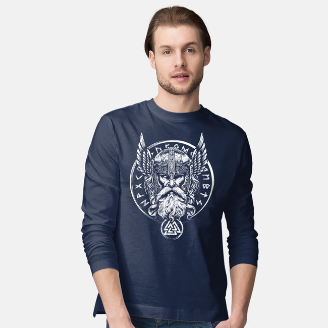 God Of War And Wisdom-Mens-Long Sleeved-Tee-DrMonekers