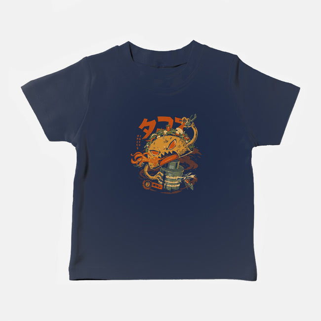 Spicy Taco Attack-Baby-Basic-Tee-ilustrata