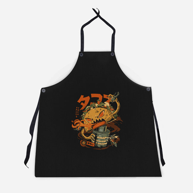 Spicy Taco Attack-Unisex-Kitchen-Apron-ilustrata