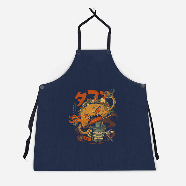 Spicy Taco Attack-Unisex-Kitchen-Apron-ilustrata