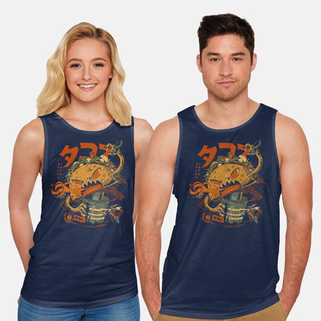 Spicy Taco Attack-Unisex-Basic-Tank-ilustrata