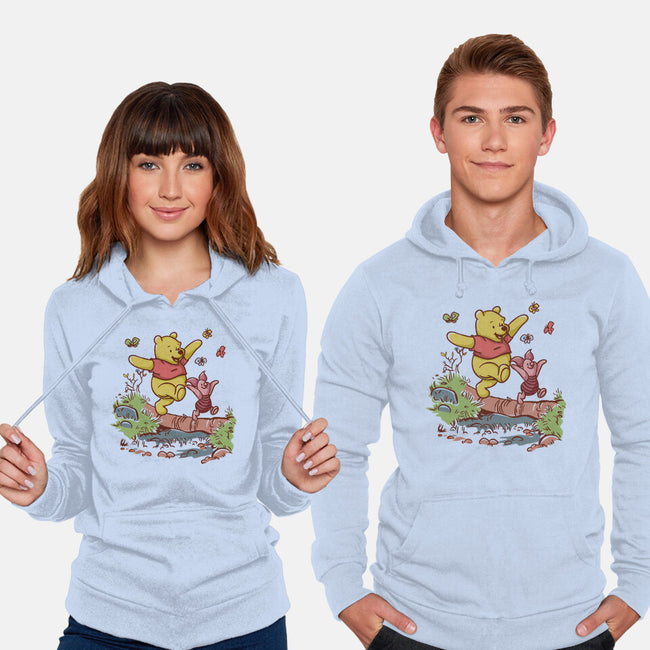 A Stroll In The Woods-Unisex-Pullover-Sweatshirt-Xentee