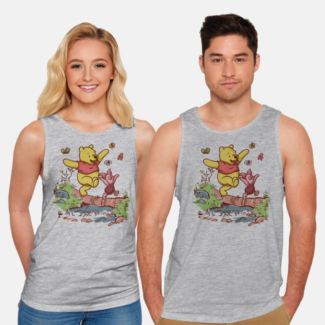 A Stroll In The Woods-Unisex-Basic-Tank-Xentee